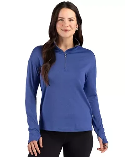 Cutter & Buck Forge Epic Confidence Recycled Womens Quarter Zip