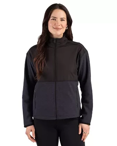 Cutter & Buck Hunts Point Epic Comfort Recycled Fleece Womens Hybrid Jacket