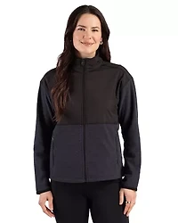 Cutter & Buck Hunts Point Epic Comfort Recycled Fleece Womens Hybrid Jacket