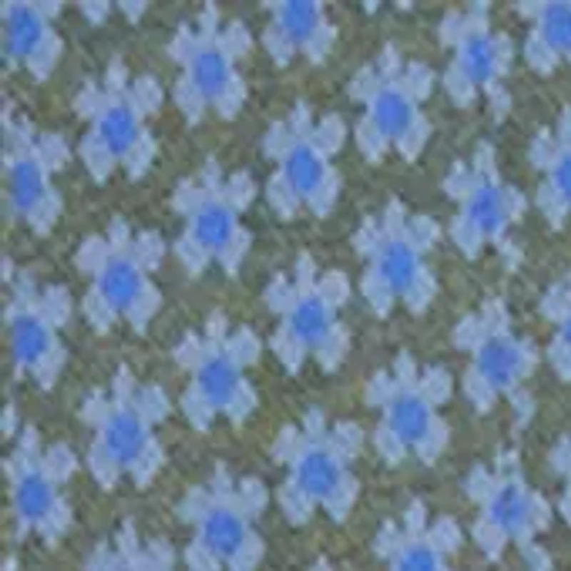 Juniors' Pleated Floral Pull On Skirt