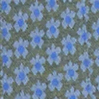 Juniors' Pleated Floral Pull On Skirt