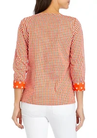 NCAA Clemson Tigers Gordon Gingham Shirt
