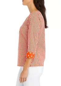 NCAA Clemson Tigers Gordon Gingham Shirt