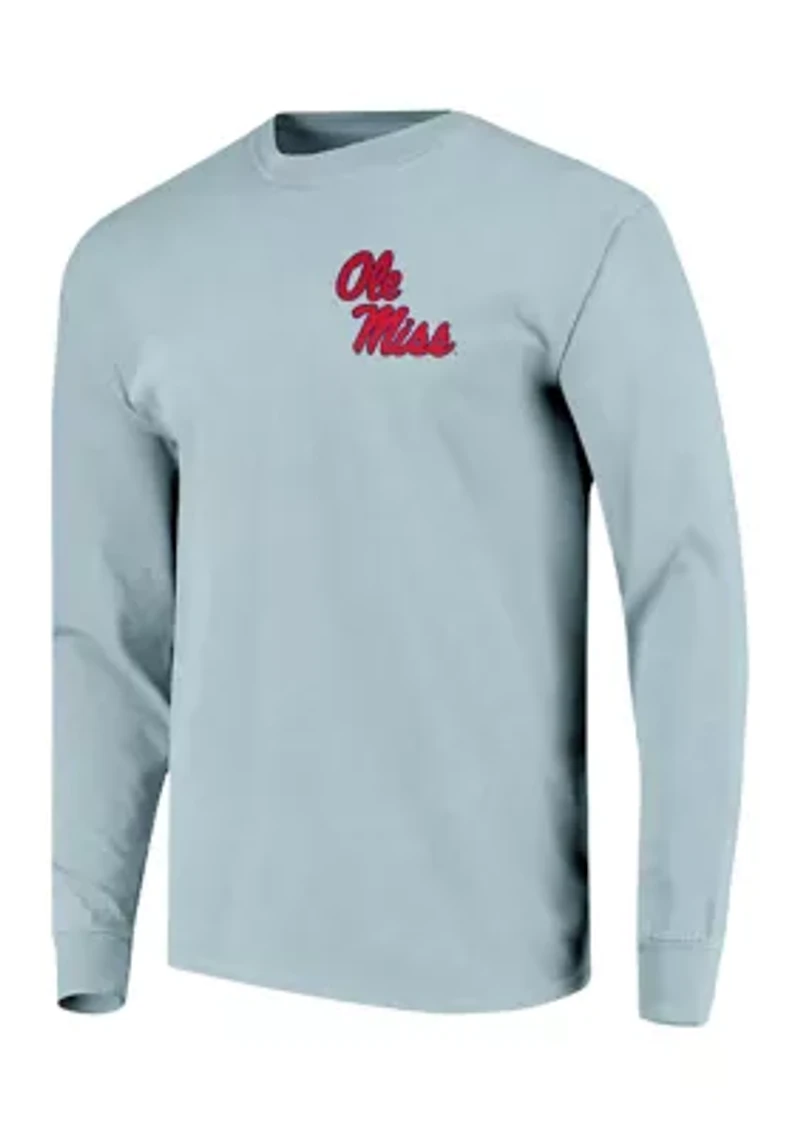 NCAA Ole Miss Rebels Campground Map Long Sleeve T-Shirt
