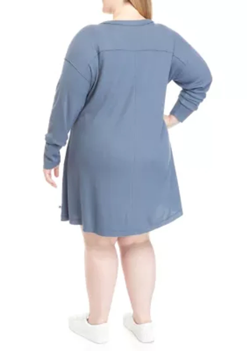 Plus Waffle Knit Dress