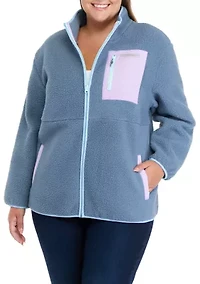 Plus Sherpa Full Zip Jacket