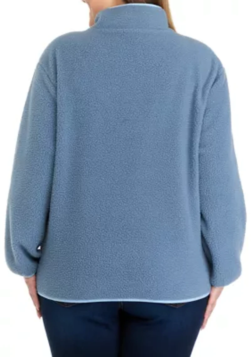 Plus Sherpa Full Zip Jacket