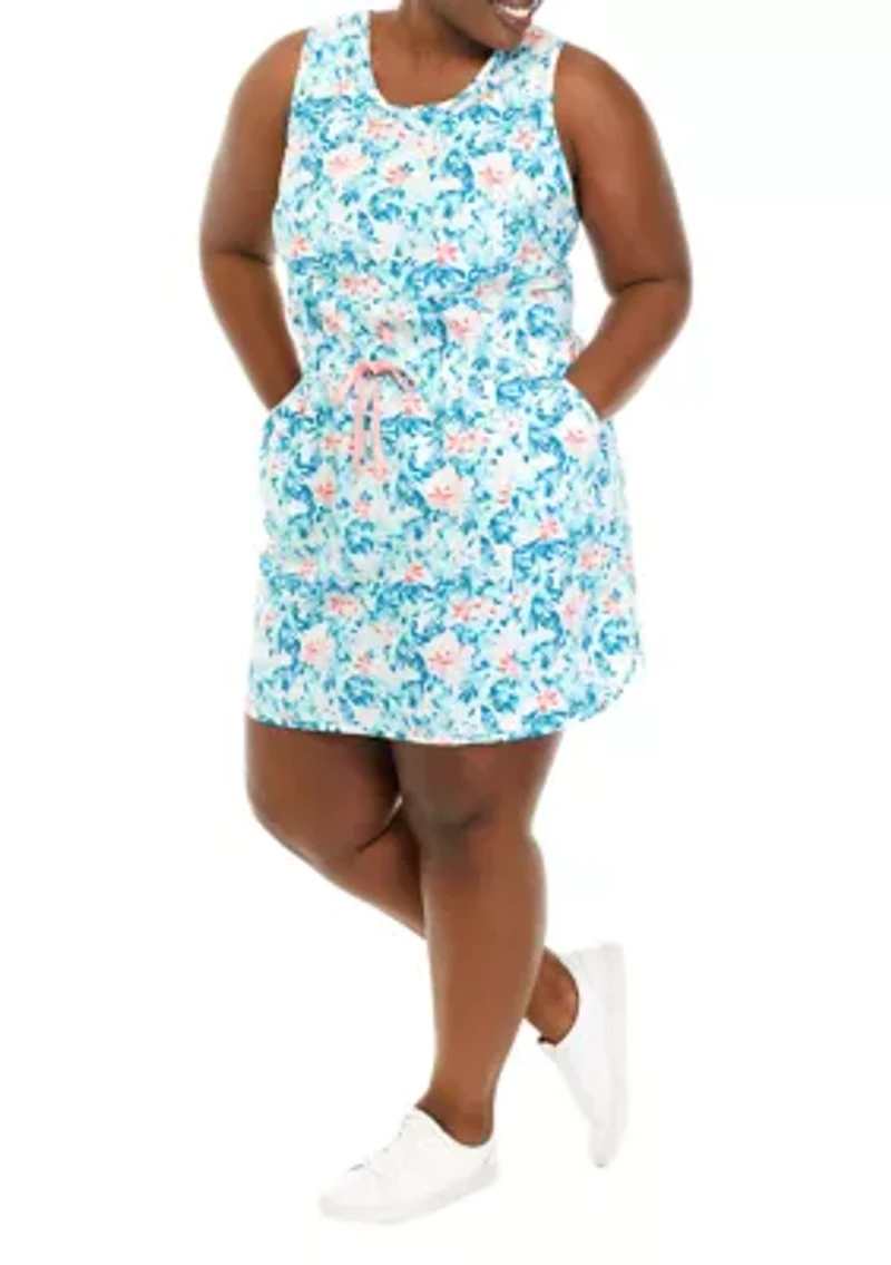 Stretch Woven Tank Dress
