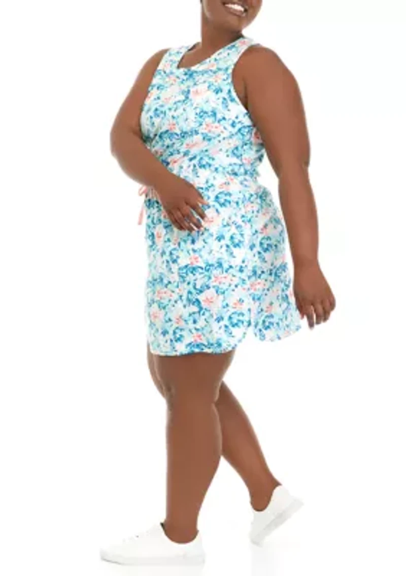 Stretch Woven Tank Dress