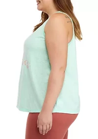 Plus Racerback Graphic Tank
