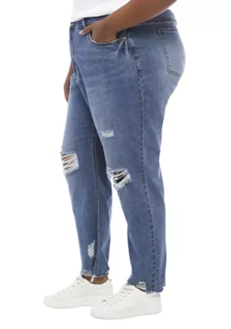 Plus Mom Jeans