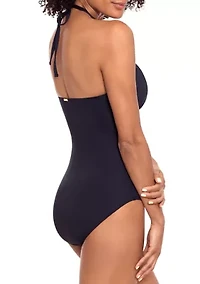 High Neck One Piece Swimsuit