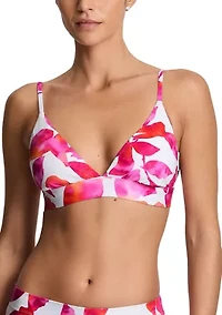 Triangle V-Neck Swim Bra