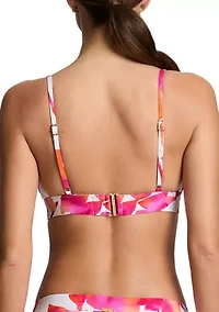Triangle V-Neck Swim Bra
