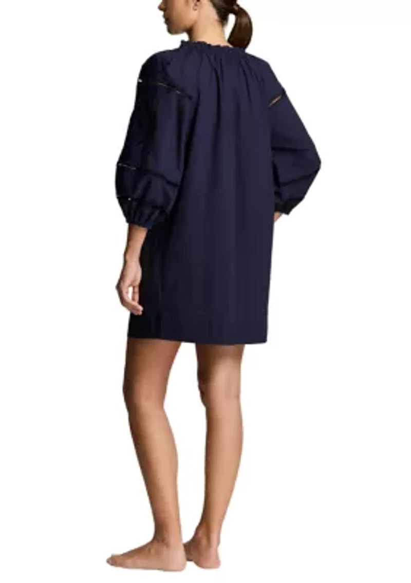 Women's Embroidered Beach Dress