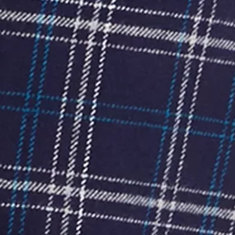 Plus Faux Wrap Plaid Skirt