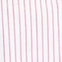 Petite Long Sleeve Split Neck Lurex Yarn Dyed Peasant Top