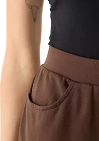 Petite Pull On Terry Pants