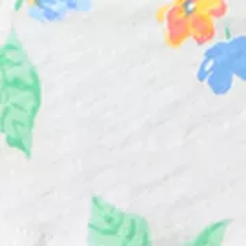 Petite 3/4 Surplice Hem Printed T-Shirt