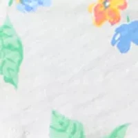 Petite 3/4 Surplice Hem Printed T-Shirt