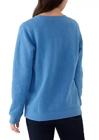 Women's Quilted Sweatshirt
