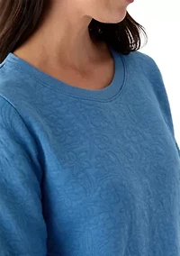 Women's Quilted Sweatshirt