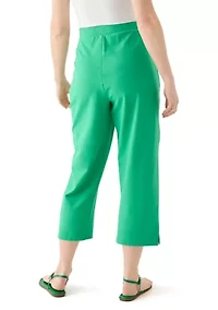 Women's Pull On Terry Crop Pants