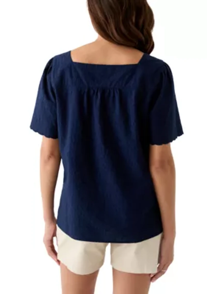 Women's Square Neck Top