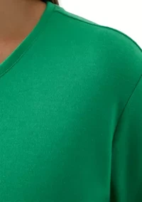 Plus Crew Neck Short Sleeve T-Shirt