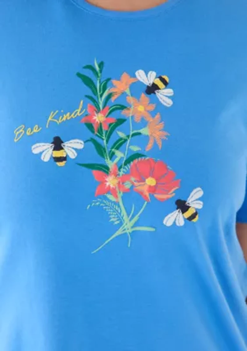 Plus Crew Neck Graphic T-Shirt