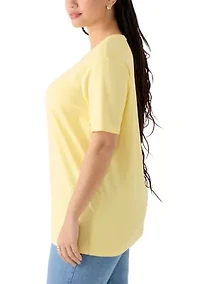 Plus Crew Neck Graphic T-Shirt