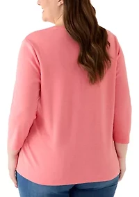 Plus Heather Graphic T-Shirt