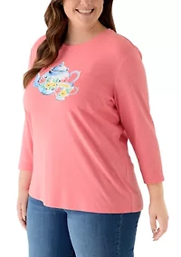 Plus Heather Graphic T-Shirt