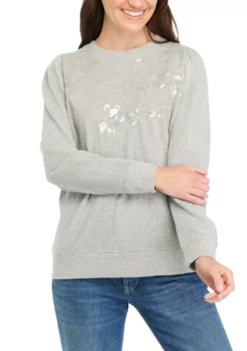 Women's Sequin Sweatshirt