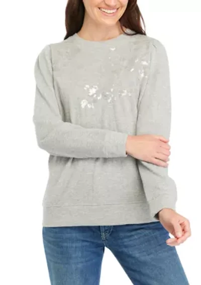 Women's Sequin Sweatshirt