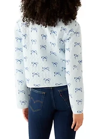 Long Sleeve Quilted Reversible Jacket