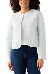 Long Sleeve Quilted Reversible Jacket