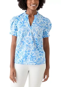 Women's Split Neck Top