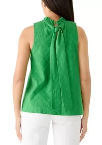 Women's Sleeveless Bow Back Top