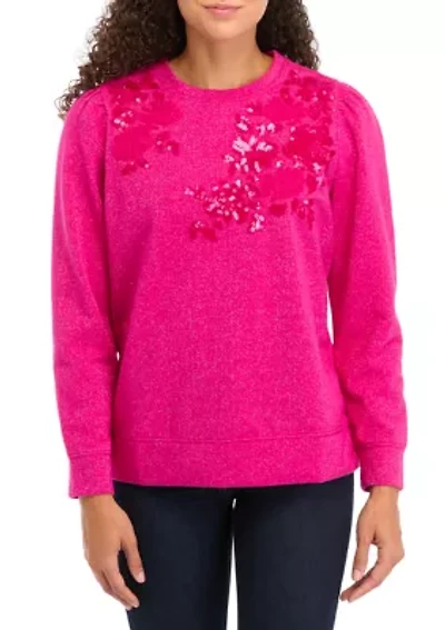 Petite Sequin Sweatshirt