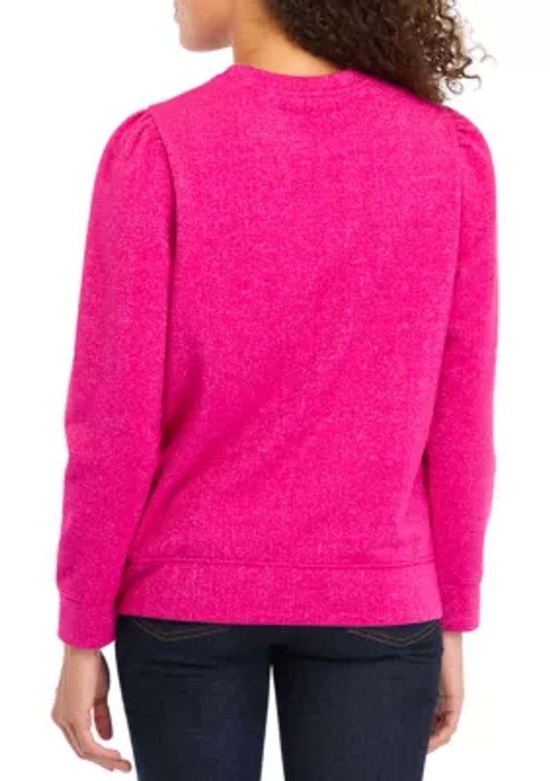 Petite Sequin Sweatshirt