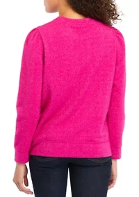 Petite Sequin Sweatshirt