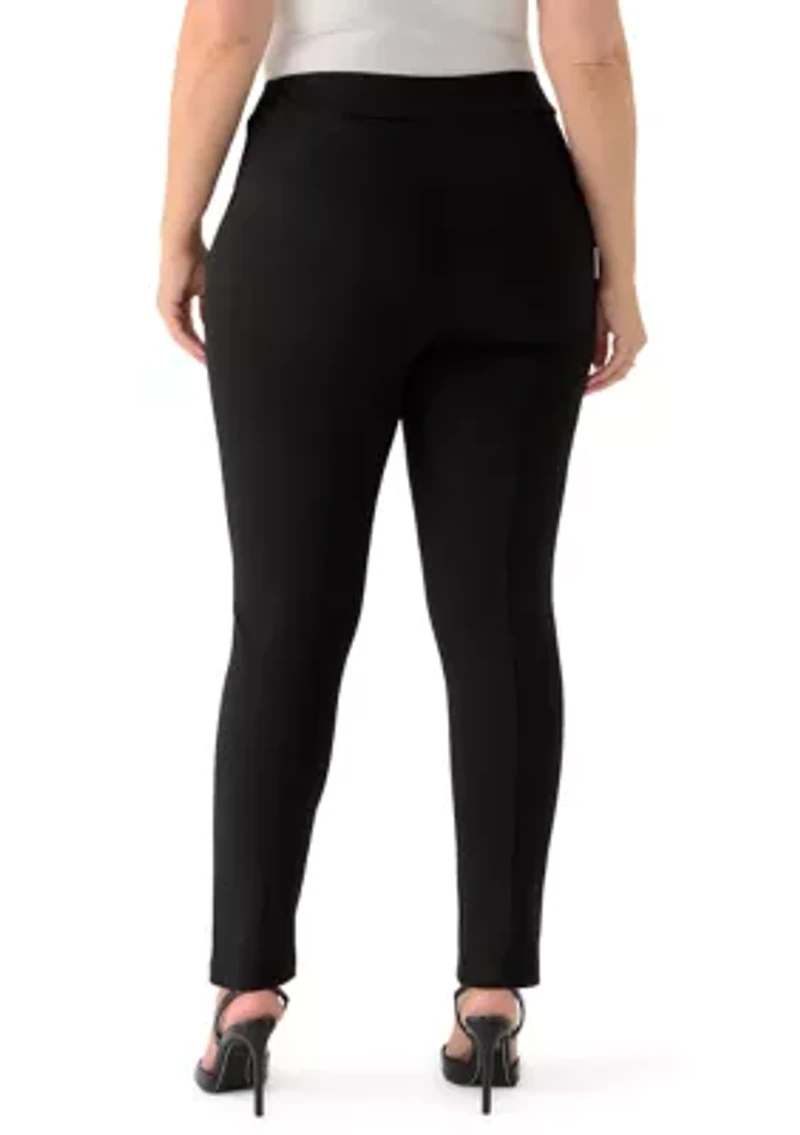 Plus Skinny Fit Ponte Pants
