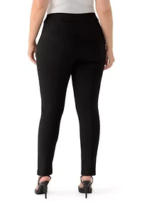 Plus Skinny Fit Ponte Pants