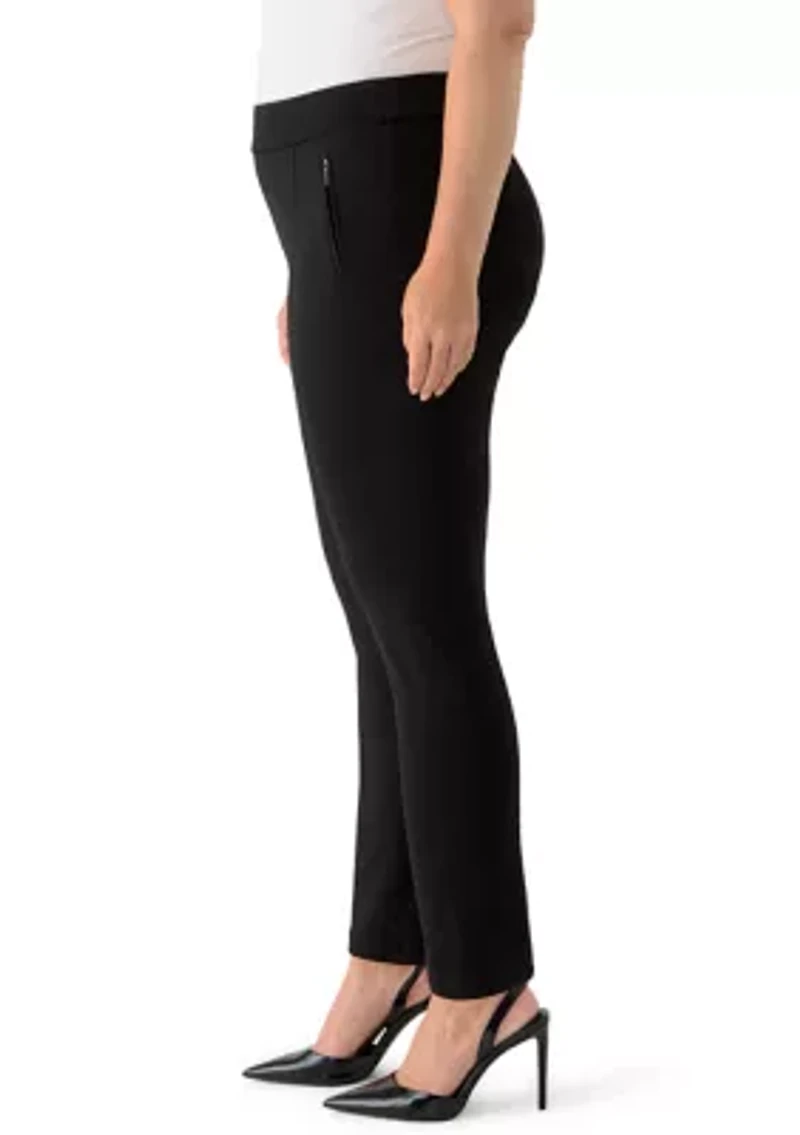 Plus Skinny Fit Ponte Pants