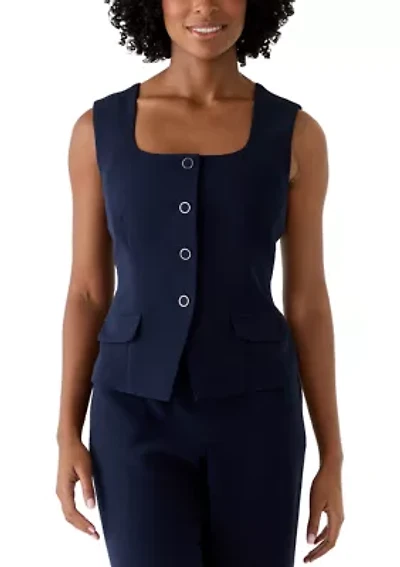 Women's Button Front Vest