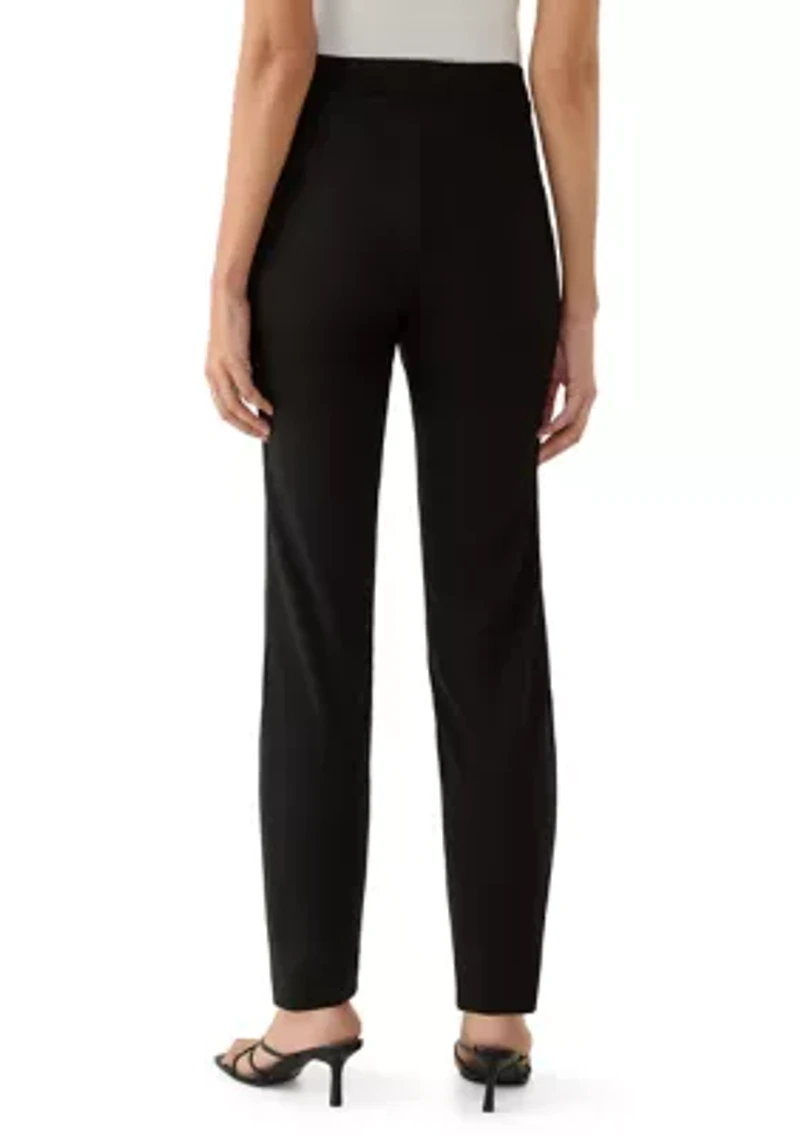 Women's Pleated Cuff Ankle Pants