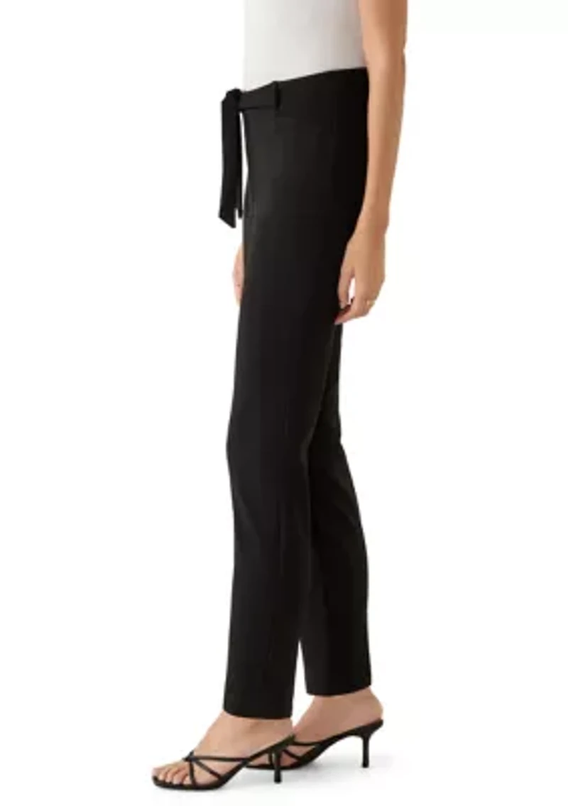Women's Pleated Cuff Ankle Pants