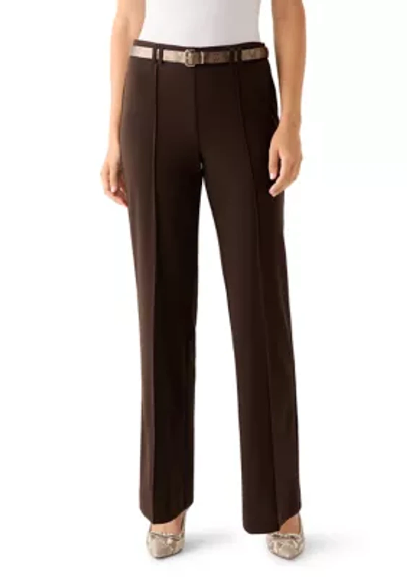 Women's Belted Wide Leg Pants
