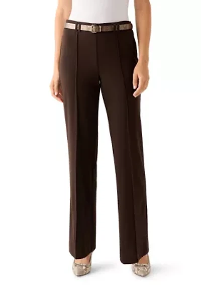 Women's Belted Wide Leg Pants
